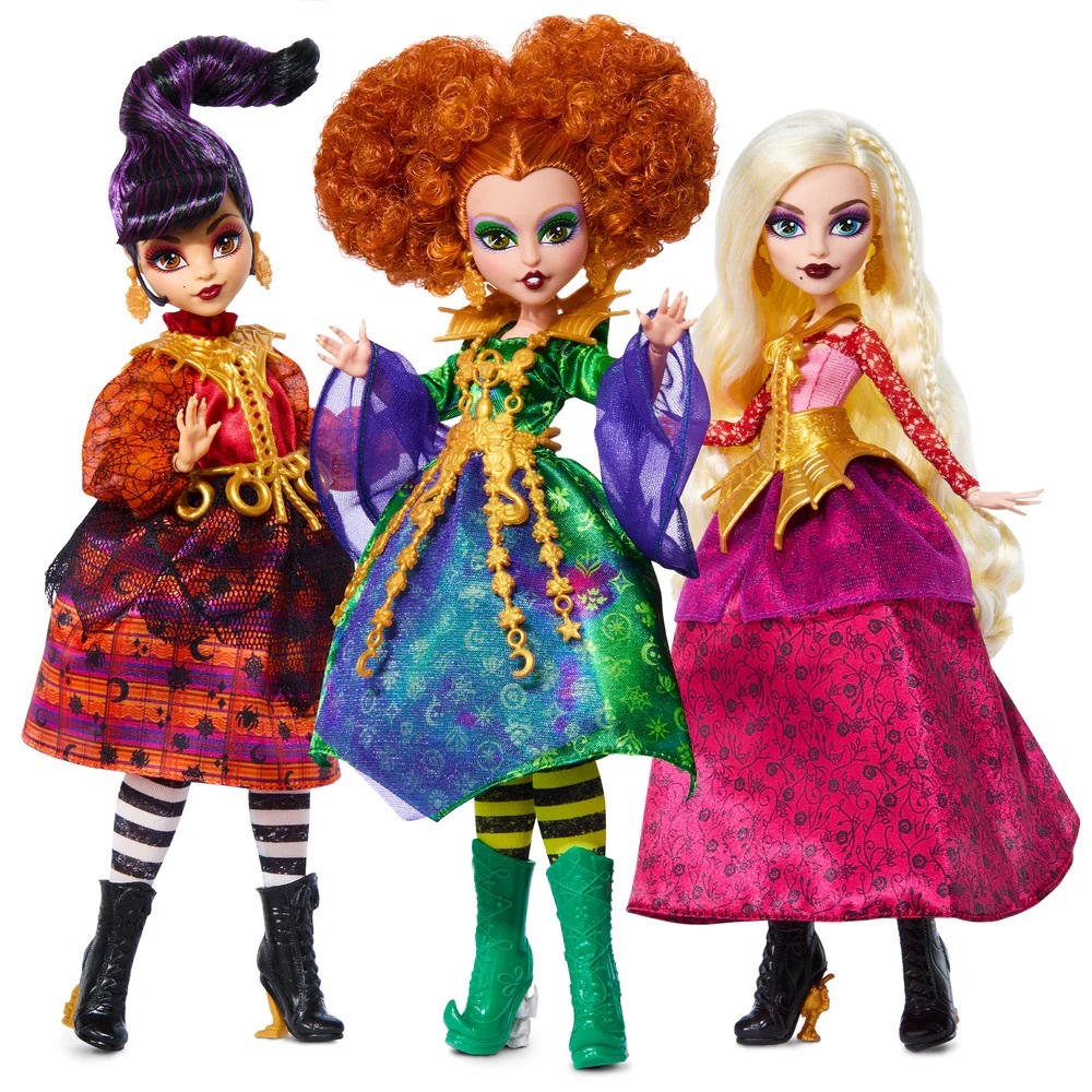 Disney's Hocus Pocus Skullector Dolls BNWT, NRFB